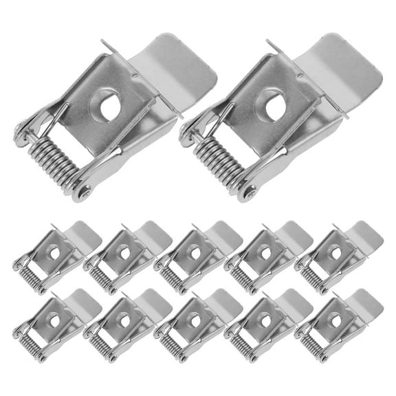 LEXSOMEO 6pcs Spring Clips For Recessed Lighting Panel Light Spring Clip Downlight Retaining Clamp Light Securing Clips Recessed Light Retaining Clip