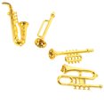 thumbnail image 3 of KAKOWELY Mini Instrument Ornament 1 Set Mini Plastic Musical Instrument Simulation Miniature Instrument Model1.77"X0.55"X0.39", 3 of 5
