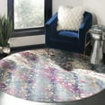 thumbnail image 2 of SAFAVIEH Radiance Collection RAD111B Teal / Magenta Rug, 2 of 7