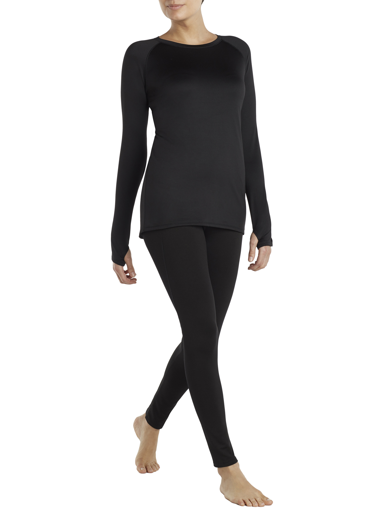 Cuddl Duds ClimateRight Women's Plush Warmth Base Layer Top photo 3