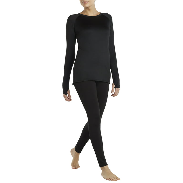 ClimateRight by Cuddl Duds Women's Plush Warmth Base Layer