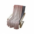 thumbnail image 4 of Peach Soft Flannel Fleece Throw Blanket, Abstract Ombre Composition in Feminine Colors Dreamy Display Art Print, Cozy Plush for Indoor and Outdoor Use, 50" x 70", Coral Dark Coral, by Ambesonne, 4 of 6