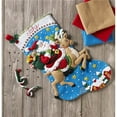 thumbnail image 1 of Bucilla 86816 18 in. Felt Stocking Applique Kit, Reindeer Santa, 1 of 2