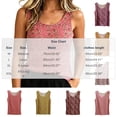 thumbnail image 3 of Cmtiyu Tank Tops for Women, Rose Printing Sleeveless U Neck Camisole with Fleece lined, Casual Comfort Fit Daily Blouses, M-2XL, 3 of 7