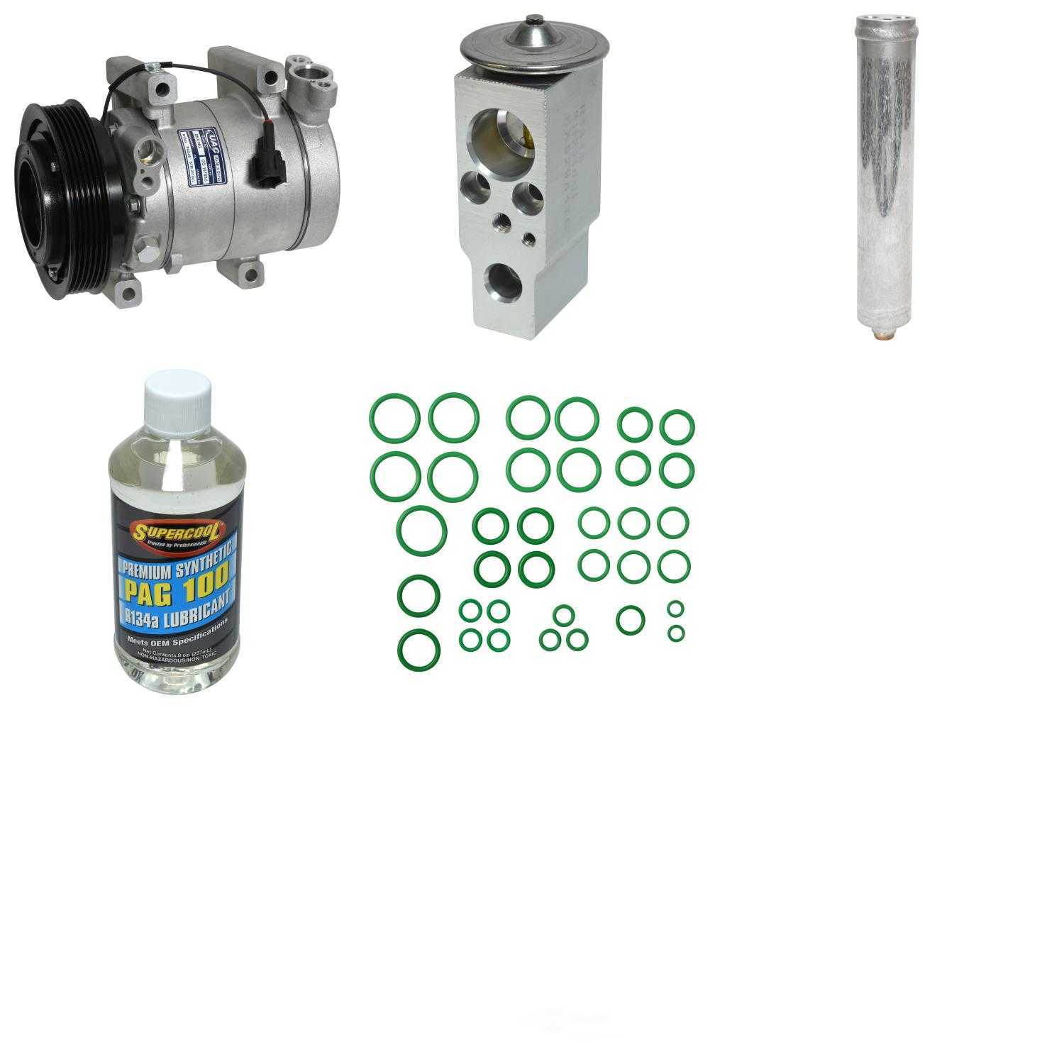 A/C Compressor and Component Kit -- Compressor Replacement Kit Fits select: 2002 NISSAN SENTRA SE-R SPEC V