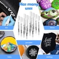 thumbnail image 2 of Maytalsory 12pcs/set Fabric Paint Permanent Marker Pens Set Versatile Tools For Creative Projects Waterproof, 2 of 4