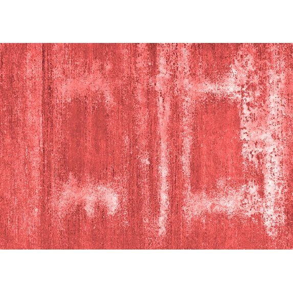 Ahgly Company Indoor Rectangle Oriental Red Industrial Area Rugs, 8' x 10'