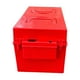thumbnail image 1 of Caja de batería para bicicletas eléctricas con asa plegable, transporte protector portátil. Rojo, 1 of 9