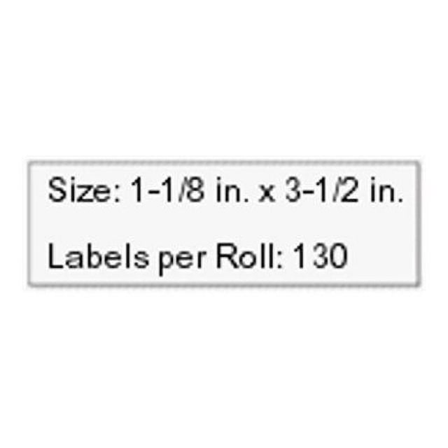 Seiko Instruments Address Labels - White - 1.125 In X 3.5 In - For Seiko Slp440 And Slp450