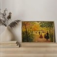 thumbnail image 4 of Autumn Impressionist Park Horizontal Canvas Wall Art with Lightweight Foam Frame - Durable and Ready to Hang, Modern Decorative Print for Living Room, Bedroom, Or Office, 4 of 7