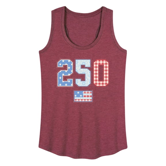 Instant Message - 250 Americana Quilt - Women's Racerback Graphic Tank