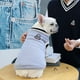 thumbnail image 3 of Chaleco de punto de otoño e invierno con cuello en V, estilo universitario, ropa para perros y gatos, accesorios para mascotas, suministros para mascotas., 3 of 8