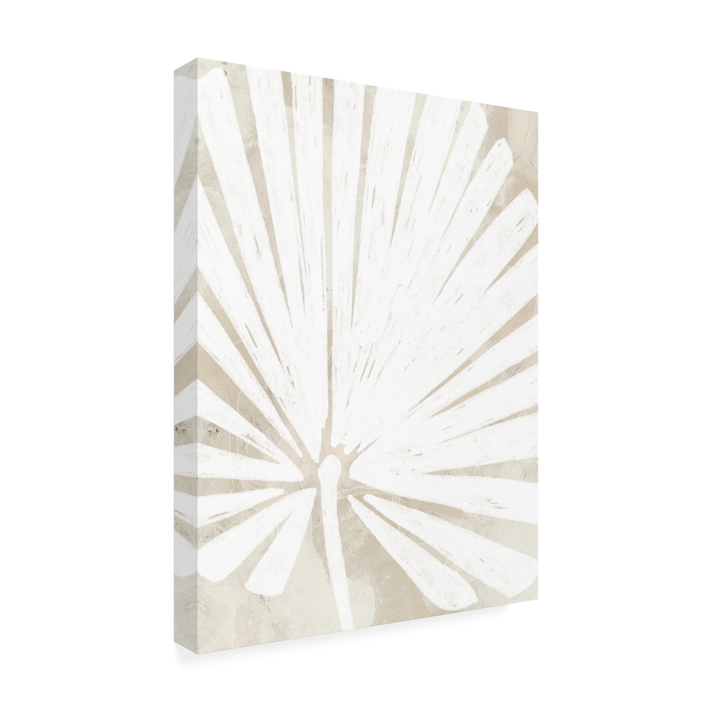 June Erica Vess 'Linen Tropical Silhouette IV' Canvas Art