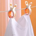 thumbnail image 2 of Pegs For Washing Line, Towel Clips For Sun Loungers, 6 Pcs Non-marking Plastic Clothes Pins, Large Windproof And Non-slip Strong Towel Clips For Beach, 2 of 5