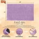 thumbnail image 2 of Alfombra de baño Luxurux, microfibra de chenilla, color lavanda, 60 x 40 cm, 2 of 9