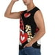 thumbnail image 3 of Fotbe Love Gnomes Men's Camiseta sin Mangas Estampada para Hombres, Playera Casual para Gimnasio, Entrenamiento, Playa-X-Large, 3 of 7