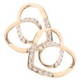 thumbnail image 2 of SHISUYAN 2pcs Rhinestone Scarf Buckle Rings Shawl Buckle Fashion Scarf Rings Women Clothing Jewelry, 2 of 9