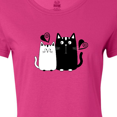 thumbnail image 4 of Inktastic Valentines Day Cat Couple Women's T-Shirt, 4 of 5