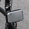 thumbnail image 1 of Mini Mini Minitura de almacenamiento Bolso delantero de bicicleta plegable impermeable con correa para la mano de la concesión de la cáscara dura para la bicicleta de Brompton, 1 of 6
