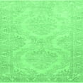 thumbnail image 1 of Ahgly Company Indoor Square Persian Emerald Green Traditional Area Rugs, 8' Square, 1 of 4