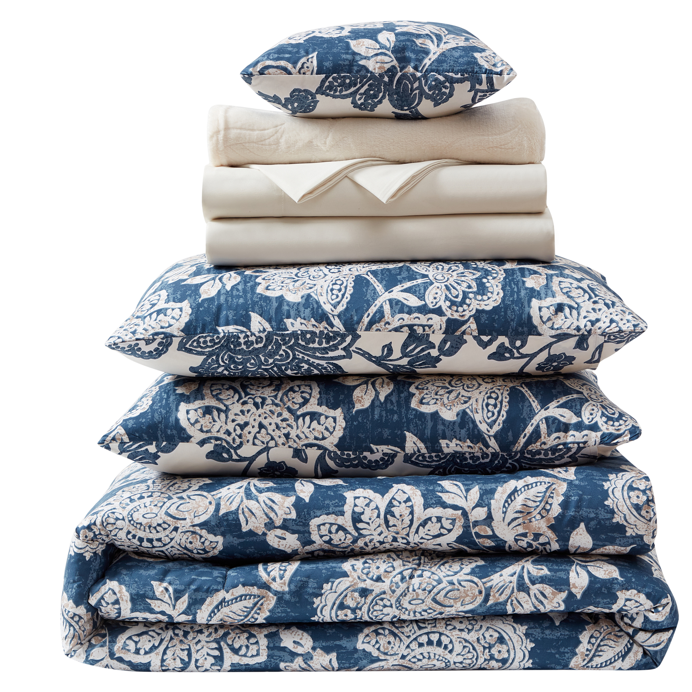 VCNY Home Neibara 9-Piece Floral Bed in a Bag