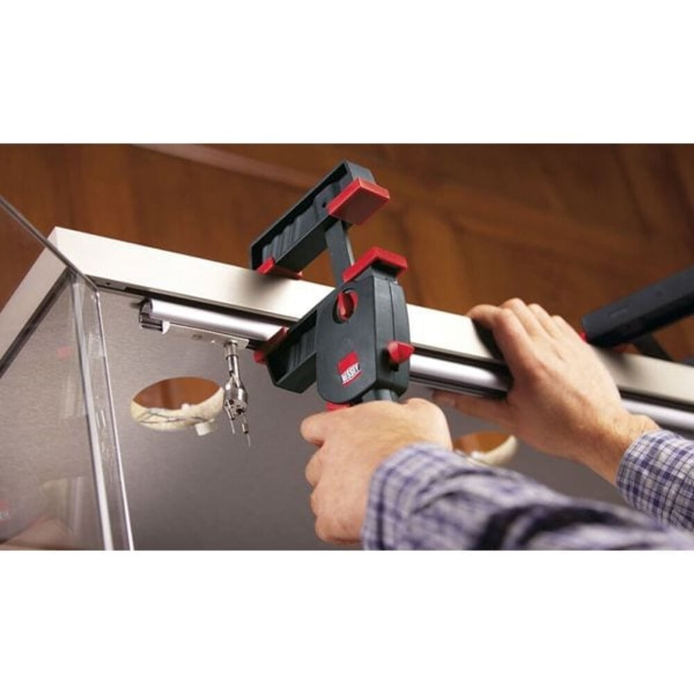 6" Bar Clamp, High Impact Plastic Resin Handle and 3 1/4 in Throat Depth DUO16-8