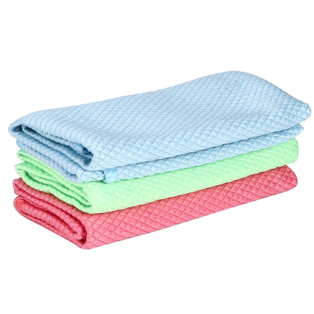 Microfiber Dish Cloth,3pcs Microfiber Cleaning Towel Cleaning Cloth Dish Towel High-Intensity Output