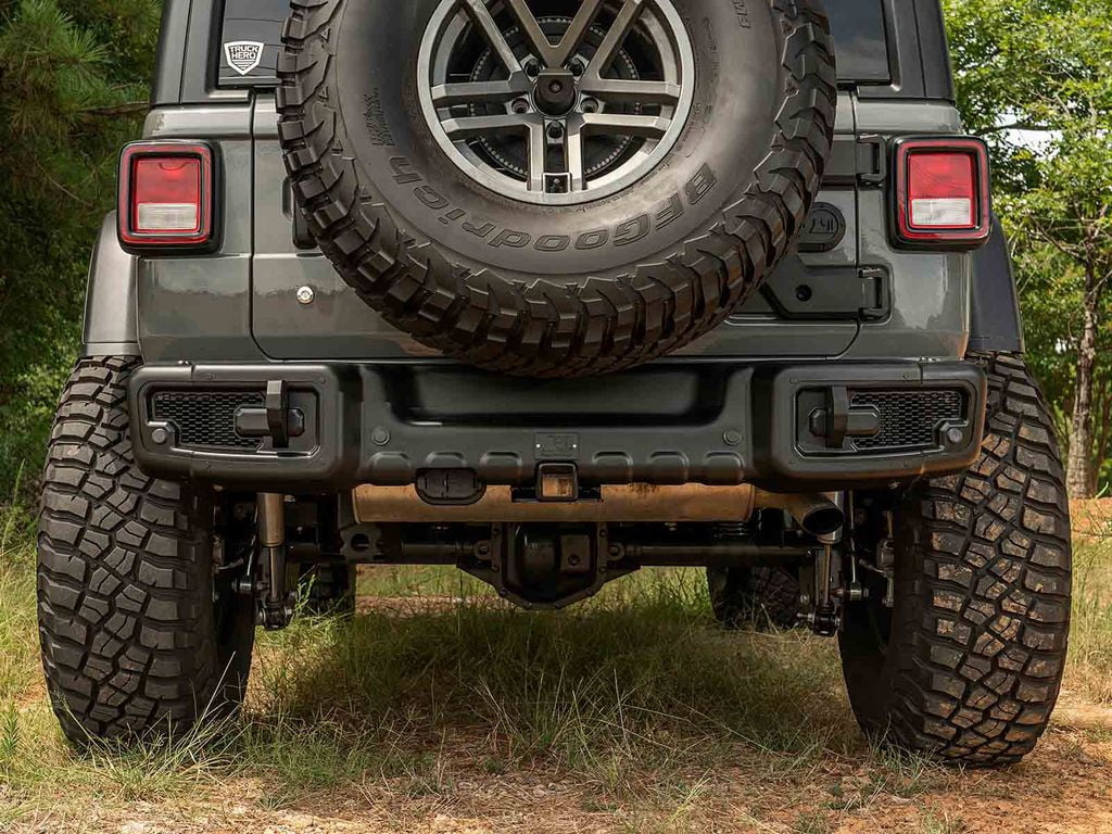 Rugged Ridge Spartacus Rear Bumper Black Fits 07-18 Jeep Wrangler JK 2/4 Door