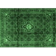 thumbnail image 1 of Ahgly Company Indoor Rectangle Persian Emerald Green Traditional Area Rugs, 6' x 9', 1 of 4
