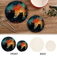 thumbnail image 4 of Cats Fire Ruins Trivet Mats Pot Holders Cotton Woven Non-Slip Heat Resistant for Hot Pots Pans Pats for Cooking Baking Set of 2, 4 of 7
