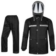 thumbnail image 1 of Women's Rain Suit Jacket and Trouser Set, Waterproof Outdoor Anti-storm Raincoat, 1 of 4