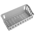 thumbnail image 3 of Estante de Almacenamiento Con Agujeros, Estante de Ducha para Baña, Cocina, Organizador Con Ventosa, Adhesivo pp Gris, 26,5x12x9cm, 3 of 7