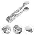 thumbnail image 3 of 3Pcs Stainless Steel Mini Sugar Cube Clips Ice Cube Clips Food Tongs (Silver), 3 of 9
