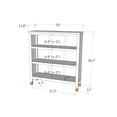 thumbnail image 6 of Greener Valley 3 Shelf Wide Bookcase - Green, 6 of 6