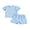 Style6, variant on AceBaby Toddler Baby Girl Summer Outfit Daisy Print T-Shirt and Short 2Pcs Clothes Set for Kids at 0-5Y