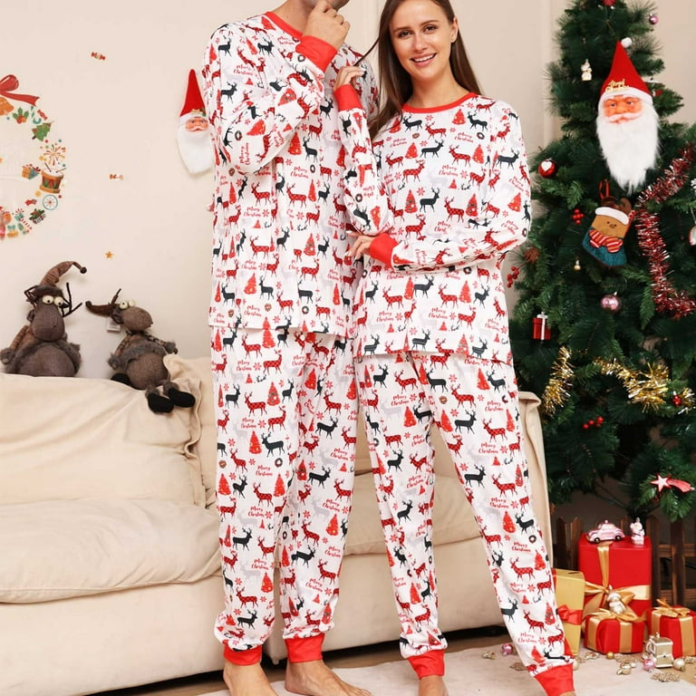 christmas shirts for women prime same day items Christmas Pajamas for  Family Matching Sets 2023 Xmas Holiday Sleepwear Christmas Pjs Reindeer  Santa