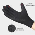 thumbnail image 3 of Guante deportivo de invierno Hukapapa para hombres y mujeres, guantes cálidos para pantalla táctil, guantes impermeables para andar en bicicleta, correr, escalar, XL, 3 of 8