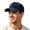 Navy, variant on Suede Baseball Cap for Men Women Curved Brim Mesh Back Breathable Trucker Hat