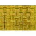thumbnail image 1 of Ahgly Company Indoor Rectangle Abstract Yellow Modern Area Rugs, 2' x 3', 1 of 4