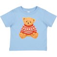 thumbnail image 3 of Inktastic Vintage Teddy Bear in Heart Sweater Boys or Girls Baby T-Shirt, 3 of 5