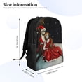 thumbnail image 4 of Goofa The Nightmare Before Christmas Pattern Large Capacity Backpack – Padded Laptop Compartment, Ergonomic Design for School, Work, Travel, and Outdoor Activities, 4 of 8