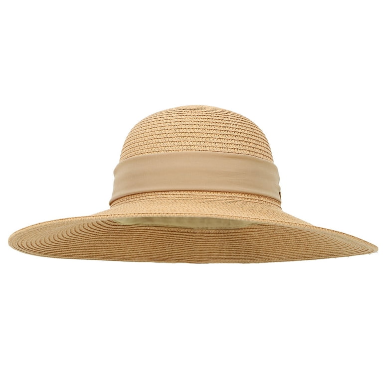 Simplicity Women's Wide Brim Summer Beach Sun Straw Hats
