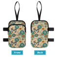 thumbnail image 3 of COEQINE Lightweight Forearm Crutch Bag for Seniors Boho Butterfly Floral Walking Cane Storage Pouch, with 2 Zipper Pockets, Large Capacity, Hands-Free, for Men Women, 3 of 7
