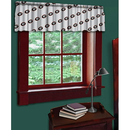 NCAA Georgia Bulldog Valance, Red