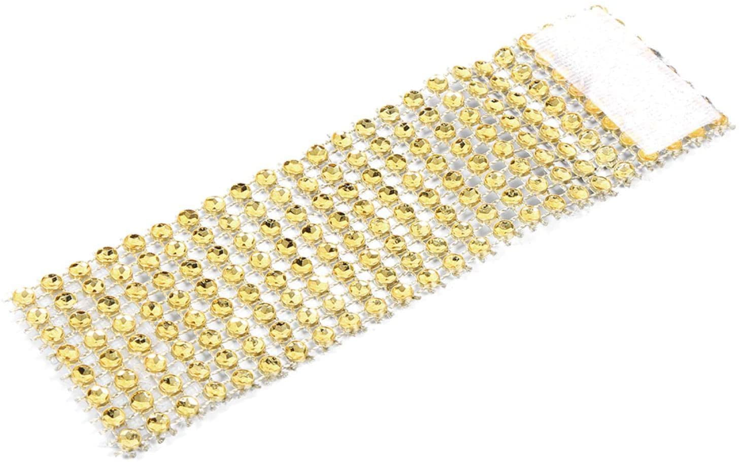 100 Rhinestone Napkin Rings 8 Row silver diamond wedding Reusable Fasteners 