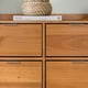 thumbnail image 5 of Modern Solid Wood 6-Drawer Dresser with Gallery-Top, 55 Inch, Caramel, dresser  tocadores para el dormitorio , makeup table My Lux Decor Round, 5 of 8