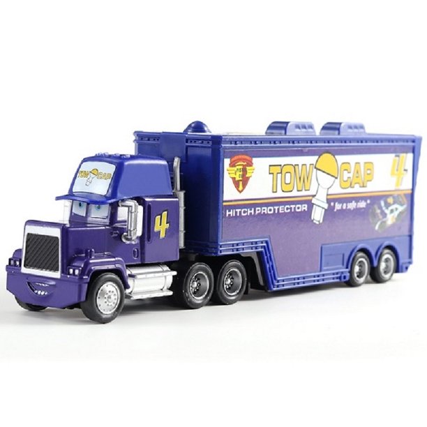 Disney-coches Pixar Cars 2 y 3 para niños, juguete de Metal fundido a presión, Rayo McQueen, Mack, tío Jackson Storm, camión, 1:55