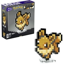 Mega Bloks - Pokemon Eevee, Pixel Art, 323 Piece Building Toy Set