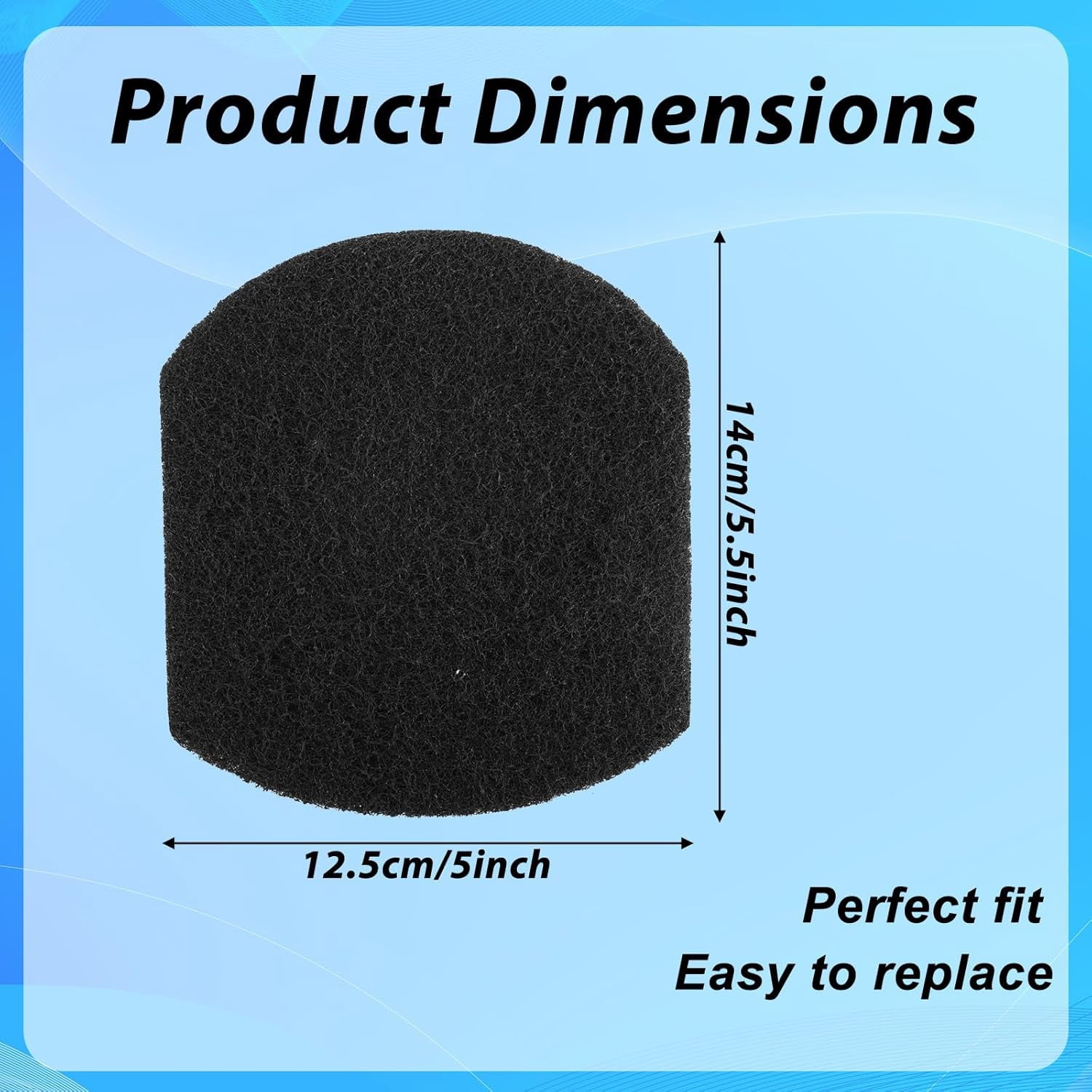 12pcs Diaper Pail Deodorizers for Ubbi Diaper Pail, Activated Charcoal Eliminator Odorness Absorbing Odor Absorber Filter Refill Accessories Parts for Keeping Home (Black)