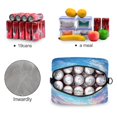 thumbnail image 4 of Lunch Bag Portable Crossbody Meal Bag Cooler Bag Insulated Lunch Bag Food Bag Handheld & Crossbody Design Color Sky Picture, 4 of 6